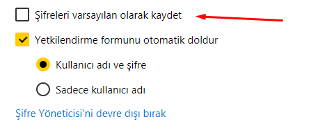 Yandex Browser'da Otomatik Şifre Kaydetmeyi Kapatmak Yandex Browser'da Otomatik Şifre Kaydetmeyi Kapatmak