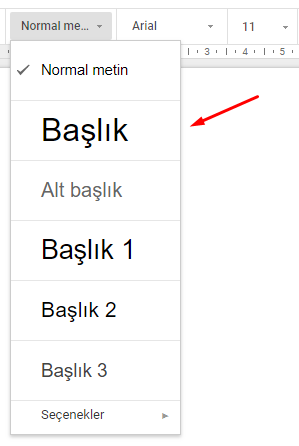 Google Dokümanlar Başlık Ekleme Nasıl Yapılır? Google Dokümanlar Başlık Ekleme Nasıl Yapılır?