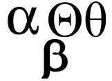 Klavyede Alfa - Beta - Teta İşaretleri