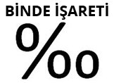 Klavyeden Binde İşareti