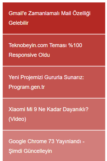 WordPress'te Son 10 Yazımızı Eklentisiz Listeleyelim