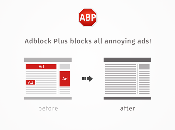 Firefox için Güçlü Reklam Engelleyici: Adblock Plus