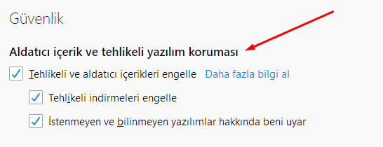 Firefox Güvenlik Ayarları Nasıl Olmalıdır? Firefox Güvenlik Ayarları Nasıl Olmalıdır?