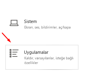 Windows 10 Varsayılan Tarayıcı Değiştirmek