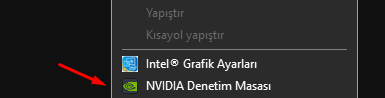 NVIDIA Simgesini Görev Çubuğunda Gizlemek NVIDIA Simgesini Görev Çubuğunda Gizlemek
