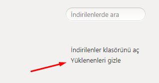 Yandex Browser İndirilen Dosyaları Temizlemek