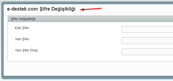 E-Destek (IHS) Şifre Değiştirme Nasıl Yapılır? E-Destek (IHS) Şifre Değiştirme Nasıl Yapılır?