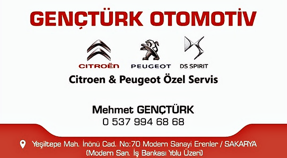 Sakarya'da Citroen ve Peugeot Servisi: Gençtürk Otomotiv