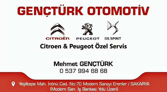 Sakarya'da Citroen ve Peugeot Servisi: Gençtürk Otomotiv Sakarya'da Citroen ve Peugeot Servisi: Gençtürk Otomotiv