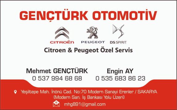 Sakarya'da Citroen ve Peugeot Servisi: Gençtürk Otomotiv Sakarya'da Citroen ve Peugeot Servisi: Gençtürk Otomotiv