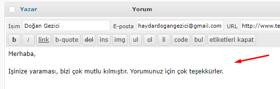 WordPress Hızlı Yorum Düzenleme Nasıl Yapılır? WordPress Hızlı Yorum Düzenleme Nasıl Yapılır?