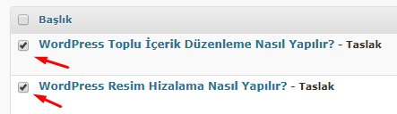 WordPress Toplu İçerik Düzenleme Nasıl Yapılır? WordPress Toplu İçerik Düzenleme Nasıl Yapılır?