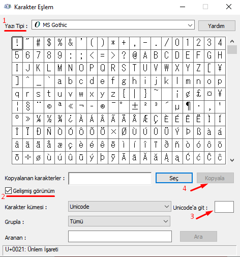 Klavyede Burç Sembolleri (İşaretleri) Nasıl Yapılır?