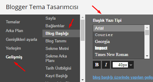 Blogger Ana Başlık Yazı Tipi Değiştirme Nasıl Yapılır? Blogger Ana Başlık Yazı Tipi Değiştirme Nasıl Yapılır?
