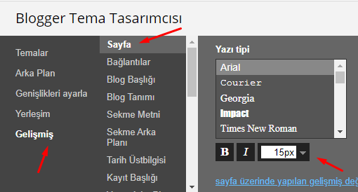 Blogger Yazı Tipi Boyutu Değiştirme Nasıl Yapılır?