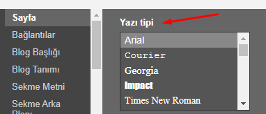 Blogger Yazı Tipi Değiştirme Nasıl Yapılır?