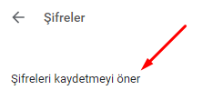 Chrome'da Şifre Kaydetme Önerme Nasıl Açılır?