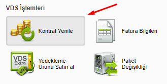 E-Destek (IHS) Sanal Sunucu Uzatma Nasıl Yapılır?