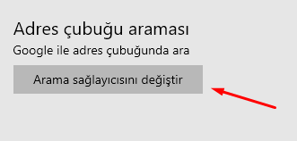 Microsoft Edge'de Adres Çubuğu Arama Motorunu Değiştirelim Microsoft Edge'de Adres Çubuğu Arama Motorunu Değiştirelim