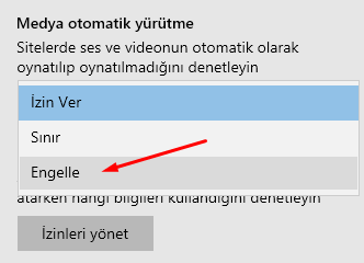 Microsoft Edge'de Medya Otomatik Yürütmeyi Kapatalım Microsoft Edge'de Medya Otomatik Yürütmeyi Kapatalım