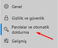 Microsoft Edge'de Parola Bilgisi Kaydetmeyi Kapatalım Microsoft Edge'de Parola Bilgisi Kaydetmeyi Kapatalım