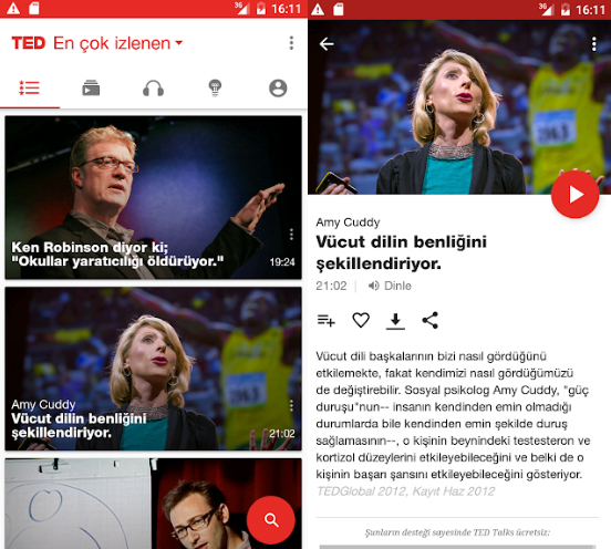 TED Android iOS - 1