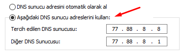 Yandex DNS Yönlendirme Yandex DNS Yönlendirme