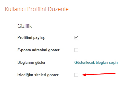 Blogger Profilimde İzlediğim Siteleri Nasıl Gösterebilirim? Blogger Profilimde İzlediğim Siteleri Nasıl Gösterebilirim?