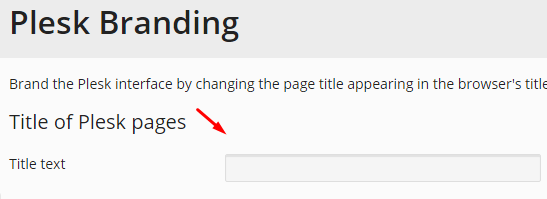 Plesk Obsidian'da Tarayıcı Başlığı Değiştirme Nasıl Yapılır?