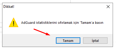 AdGuard İstatistikleri Sıfırlama Nasıl Yapılır?