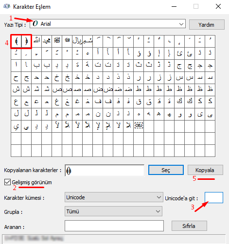 Klavyede Olmayan Süslü Ayraçlar Nasıl Yapılır?