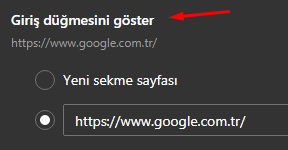 Microsoft Edge Insider Giriş (Ana Sayfa) Düğmesini Göstermek