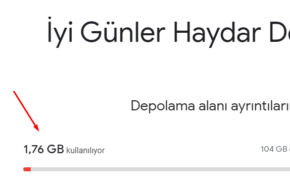 Google One Depolama Kullanımını Öğrenelim