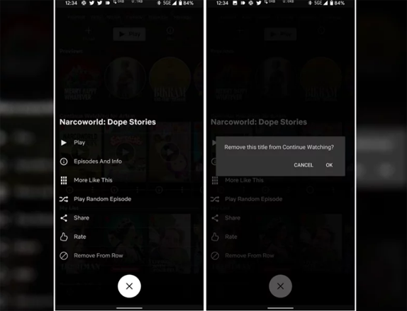 Netflix "İzlemeye Devam Et" Silme Televizyon Telefon Netflix "İzlemeye Devam Et" Silme Televizyon Telefon