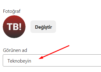 Pinterest Görünen Ad Değiştirme Nasıl Yapılır?