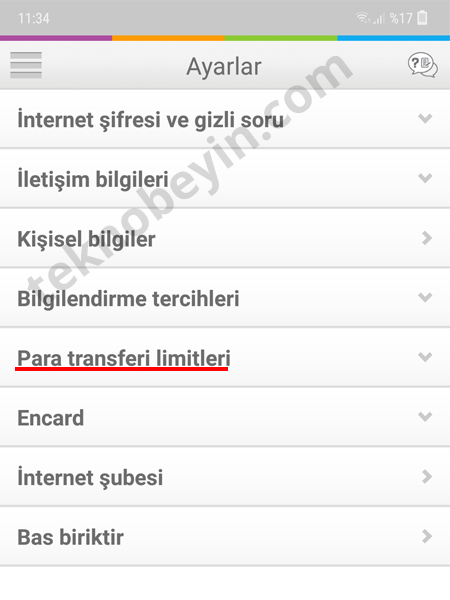 Enpara Günlük Para Transfer Limiti Mobilden Değiştirme