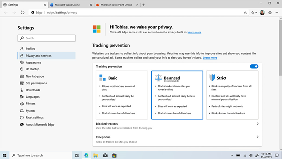 Microsoft Edge Chromium için Stabil Sürüm Yayımlandı