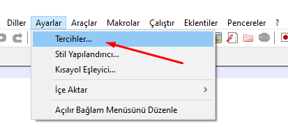 Notepad++ Durum Çubuğu Gizleme Nasıl Yapılır?