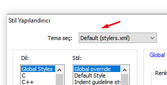 Notepad++ Tema Değiştirme Nasıl Yapılır? Notepad++ Tema Değiştirme Nasıl Yapılır?