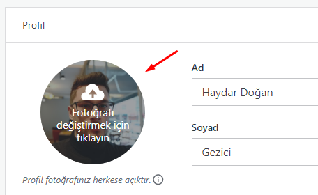 WordPress.com Profil Fotoğrafı Değiştirme Nasıl Yapılır?