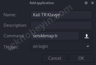 Kali Linux Türkçe Klavye Yapma Kali Linux Türkçe Klavye Yapma