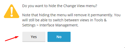 Plesk Obsidian'da "Change View" Sekmesini Kaldıralım Plesk Obsidian'da "Change View" Sekmesini Kaldıralım