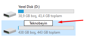 Windows 10 Sürücü İsim Değiştirme Nasıl Yapılır?
