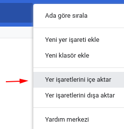 Google Chrome Yer İmlerini İçeri Aktarma Nasıl Yapılır?