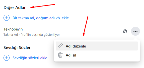 Facebook Parantez İçine İsim Yazma Nasıl Yapılır?