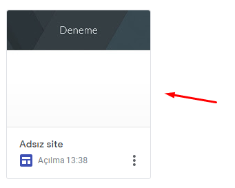 Google Sites Kapak Resmi Değiştirme Nasıl Yapılır?