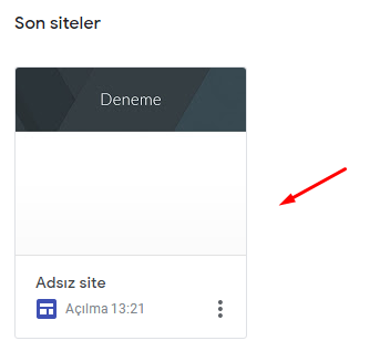 Google Sites Üstbilgi Türü Değiştirme Nasıl Yapılır?