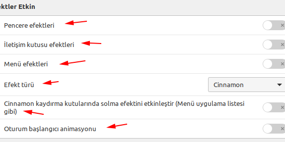 Linux Mint Efektleri Kapatma Nasıl Yapılır?