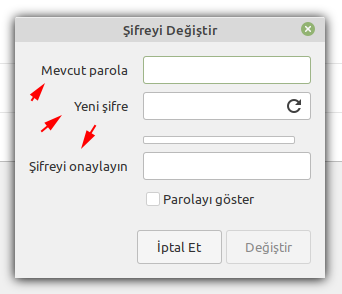 Linux Mint Kullanıcı Parolası Değiştirme Nasıl Yapılır?