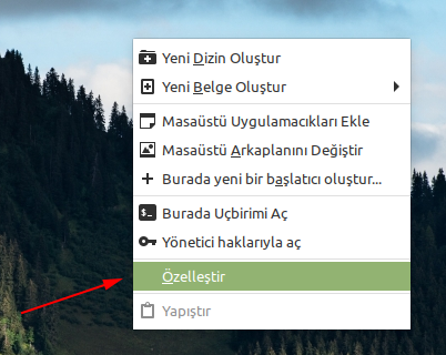 Linux Mint Masaüstü Simgeleri Büyütme Nasıl Yapılır?